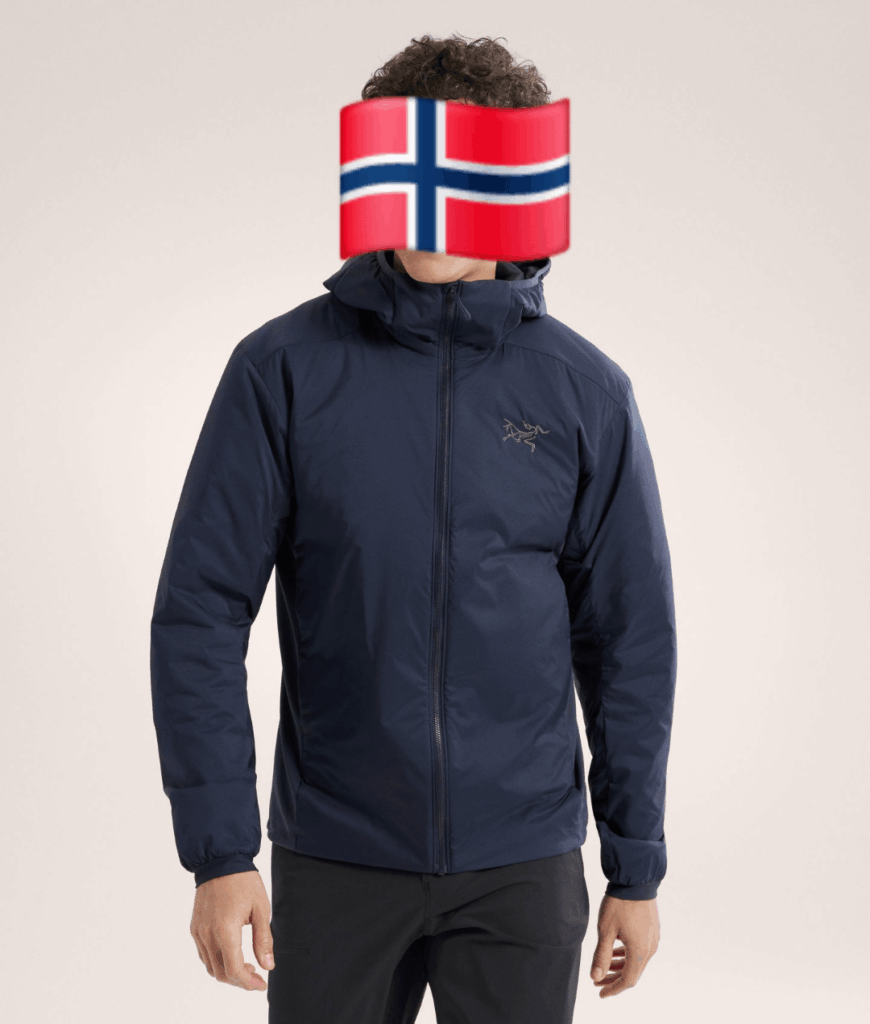 Nord Norge では青い Arcteryx ジャケットを配布していますか?