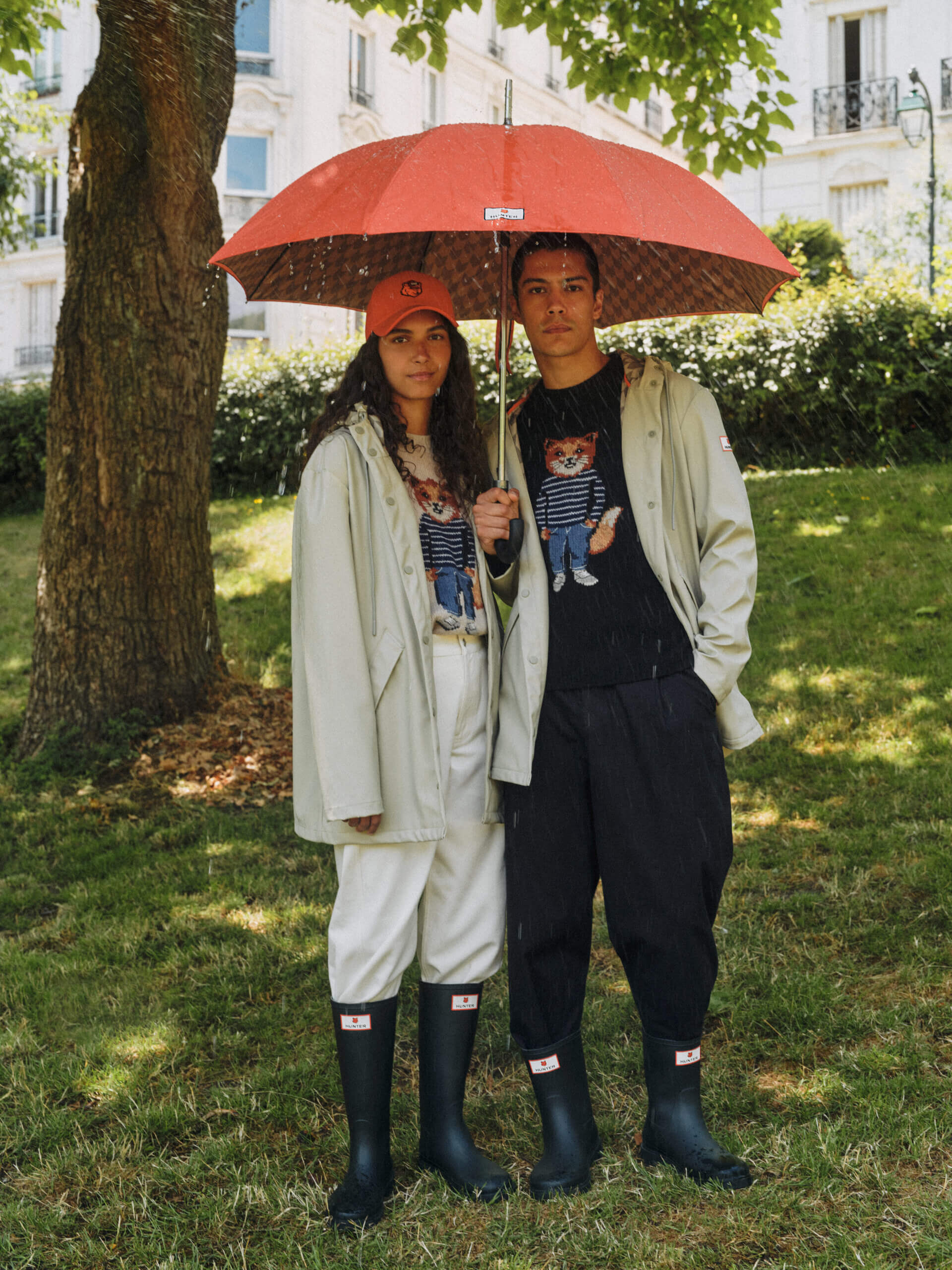 【Maison Kitsuné】HUNTERと初のコラボレーションコレクションを発売