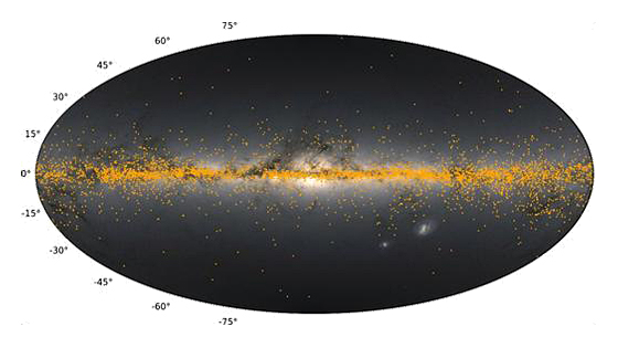 6000超の散開星団データで天の川銀河の塵分布をマッピング インド|インド科学技術ニュース|Science Portal India インドの科学技術の今を伝える