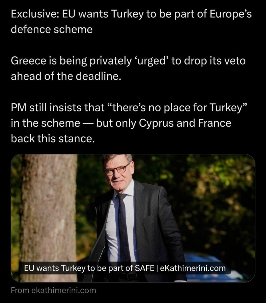 新規: EU の偽善者たちは、ギリシャにトルコに対する拒否権を撤回するよう「促し」ている |ギリシャ政府は今度は、ヨーロッパが屈服し、対処に値する方法でトルコに対処し始めるまで、対ロシア制裁を阻止すると「脅迫」すべきだ。