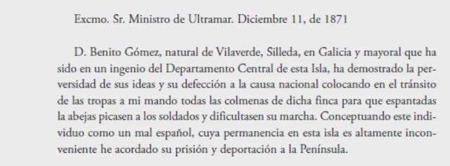 とても悪いスペイン人、そしてとても良いガリシア系キューバ人（十年戦争、キューバ独立戦争）
