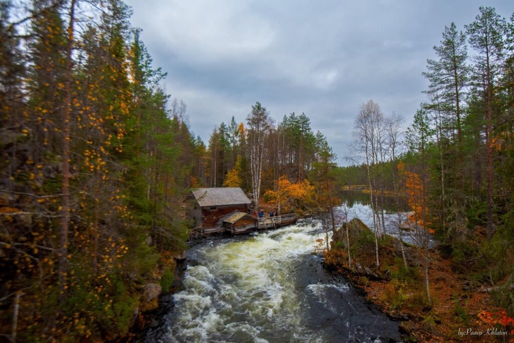 フィンランドのベア・トレイルにある古い工場への秋の旅（カルフンキエロス、クーサモ）🇫🇮