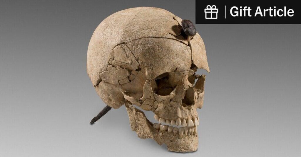 古代スペインでは、頭蓋骨を打ち抜く釘は敵意や名誉を意味していた