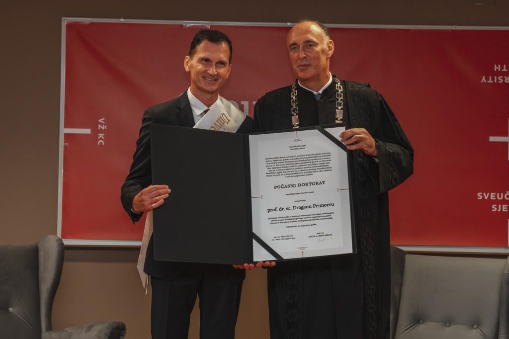 ノース大学が最大の詐欺師ドラガン・プリモラック氏に名誉博士号を授与