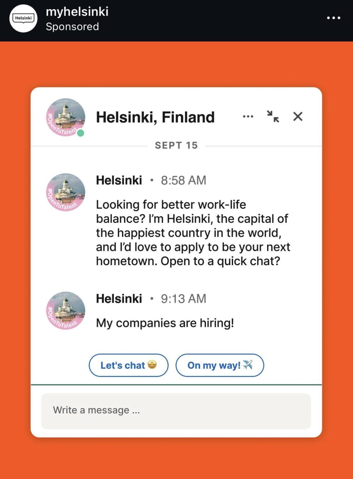 このInstagram広告は何ですか？