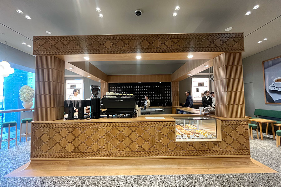 新店舗「ZARA 心斎橋店」内のザカフェ(10月29日 Lmaga.jp撮影）