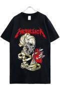 METALLICA UNISEX TEE: Heart Explosive (Back Print)