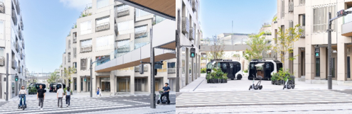 Woven City内の様子。 画像出典：ニュースリリース