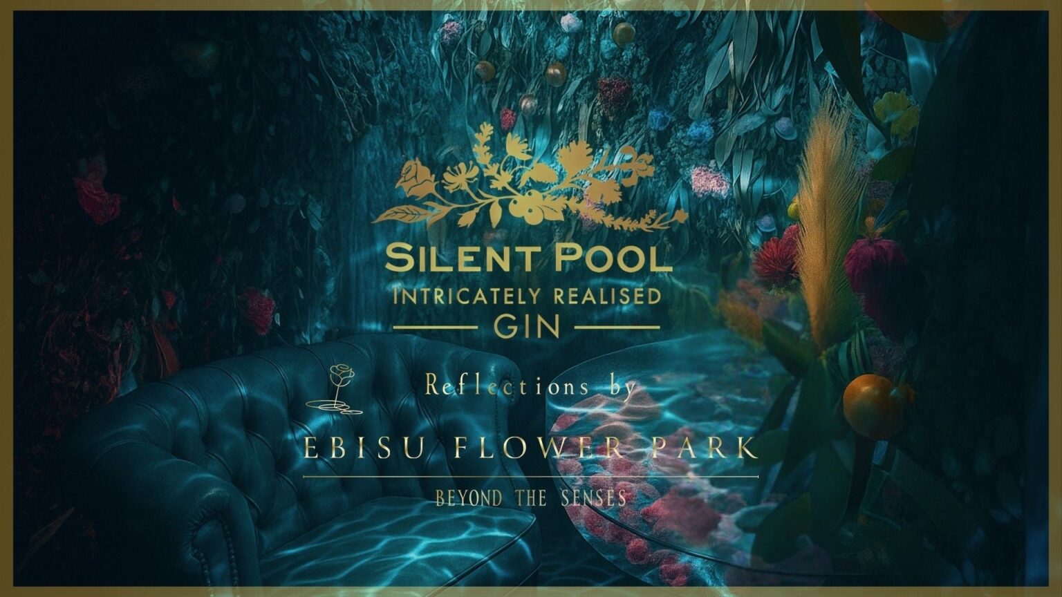 Silent Pool Gin Reflections by EBISU FLOWER PARK — 英国クラフトジン「Silent Pool Gin」が恵比寿店で特別コラボレーションを開催