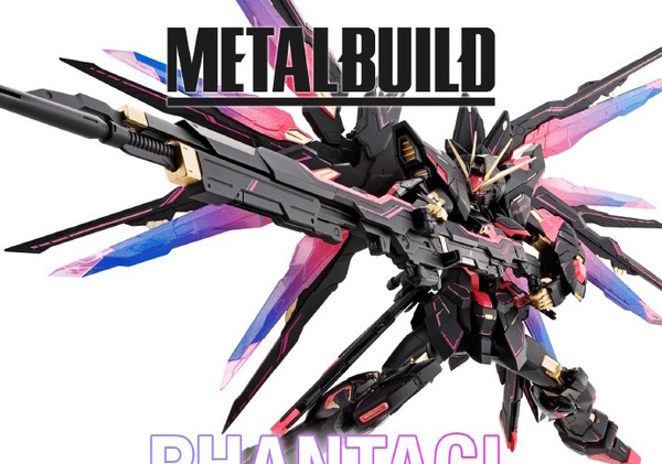 「ストライクフリーダムガンダム」が黒・ピンク・金のカラーリングでMETAL BUILD化！特徴的な見た目の「PHANTACi」コラボ商品公開 - inside-games.jp