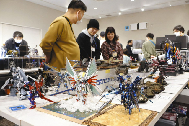 模型やフィギュア 愛好家らの逸品　白山で金沢ホビー展示会