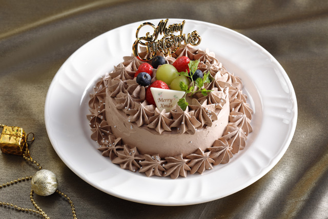 クリスマスケーキ（チョコレートクリーム）