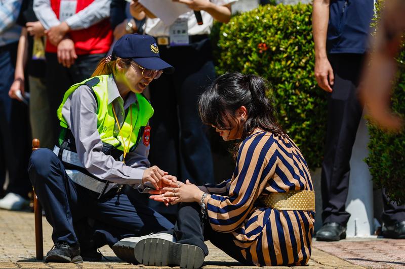 台湾の警察官も参加する訓練
