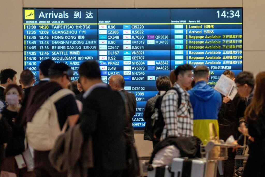 中国、航空各社に来年3月末までの日本向け減便を指示－関係者 - Bloomberg