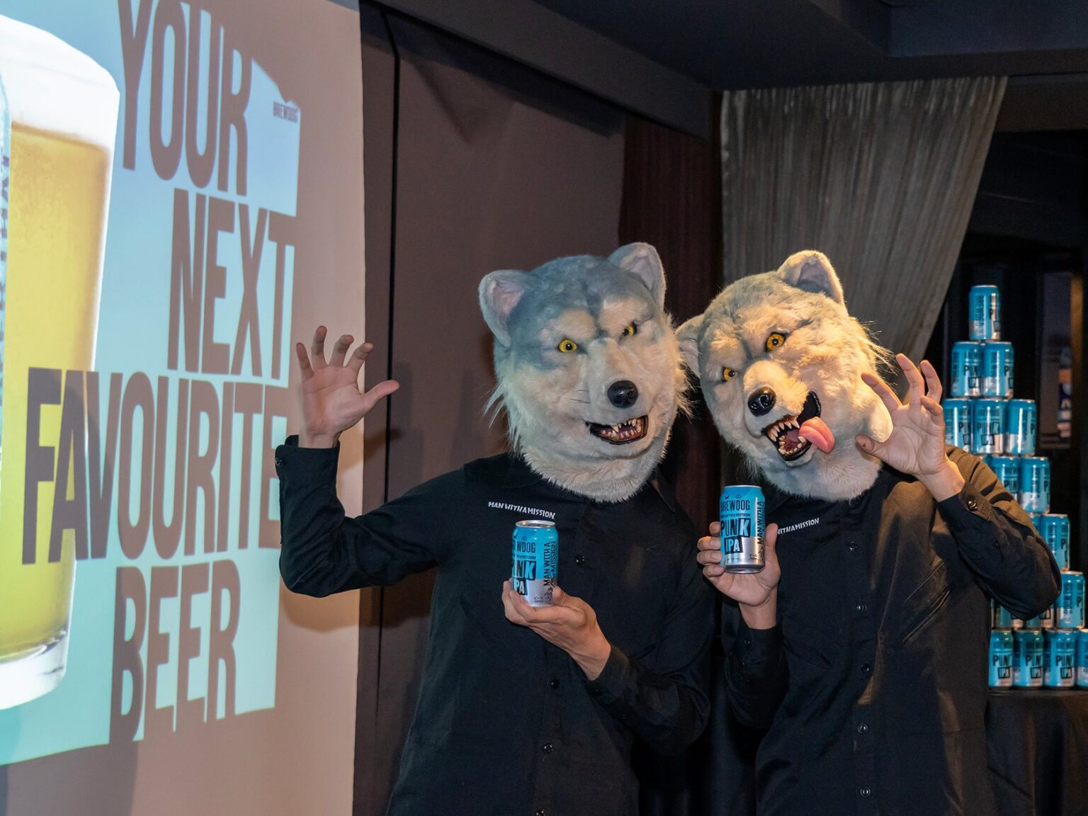 英国No.1クラフトビールブランド「BREWDOG」、MAN WITH A MISSION 15周年記念デザインをまとったパンクIPAを発売！最狂タッグが再び火を噴く！