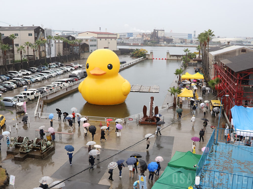 大阪・北加賀屋で「すみのえアート・ビート」　巨大アヒル「ラバー・ダック」登場 – OSAKA STYLE
