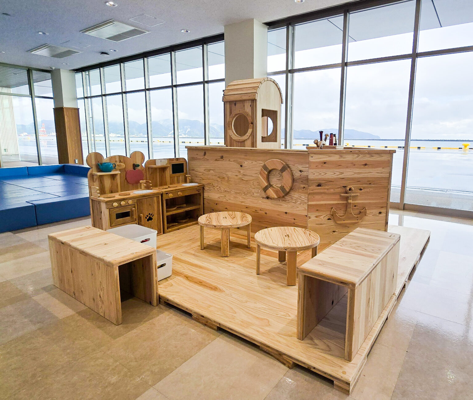 さらにパワーアップ「境夢みなとターミナル」のキッズスペースに”大きな大きな船”登場！ | 鳥取マガジン