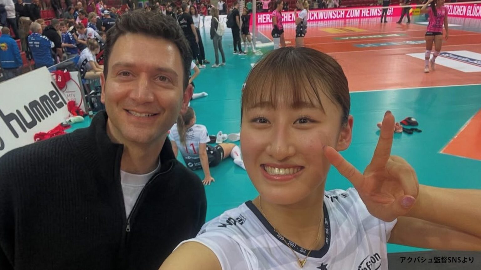 バレー女子日本代表アクバシュ監督、ドイツの秋本美空を訪問　今後は石川真佑や関菜々巳のイタリアにも（TBS NEWS DIG Powered by JNN）