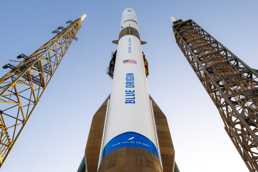 ブルーオリジン、「ニューグレン」ロケット2回目の打ち上げを悪天候で延期–11月13日に再設定 - UchuBiz