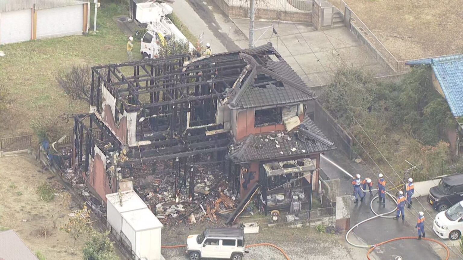 「建物から火が出ている」 住宅火災で焼け跡から1人の遺体 この家に住む85歳の女性か 三重・鈴鹿市（CBCテレビ） - Yahoo!ニュース