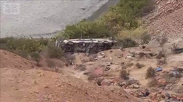 ペルーでバスが渓谷に転落、200メートル落下 37人死亡（テレビ朝日系（ANN）） - Yahoo!ニュース