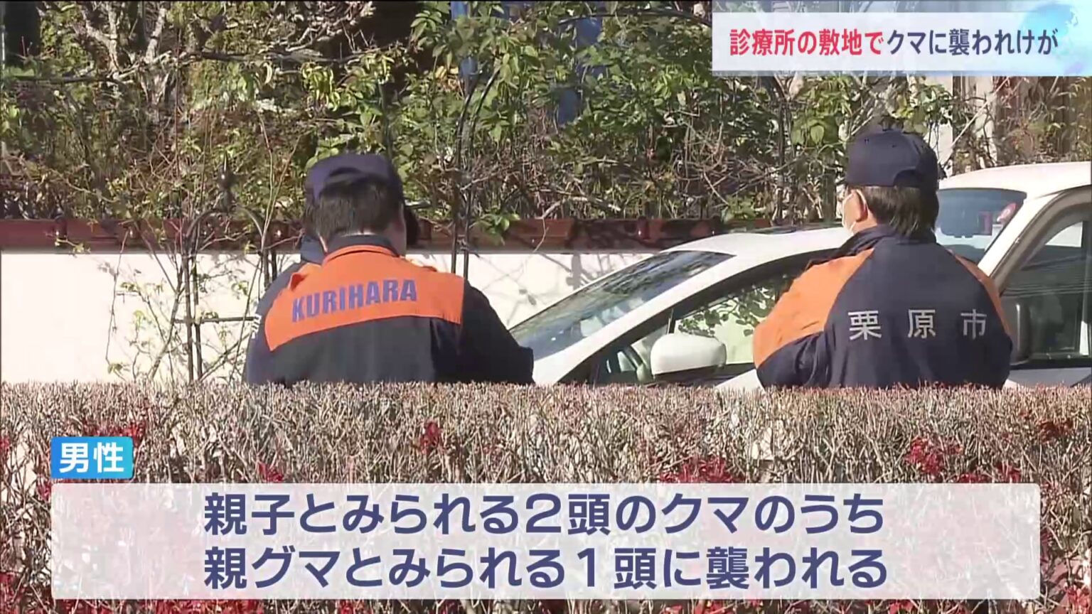 診療所の敷地でクマに襲われ70代男性が顔や腕にけが 宮城・栗原市(TBS NEWS DIG Powered by JNN) 診療所の敷地でクマに襲われ70代男性が顔や腕にけが 宮城・栗原市(TBS NEWS DIG Powered by JNN)
