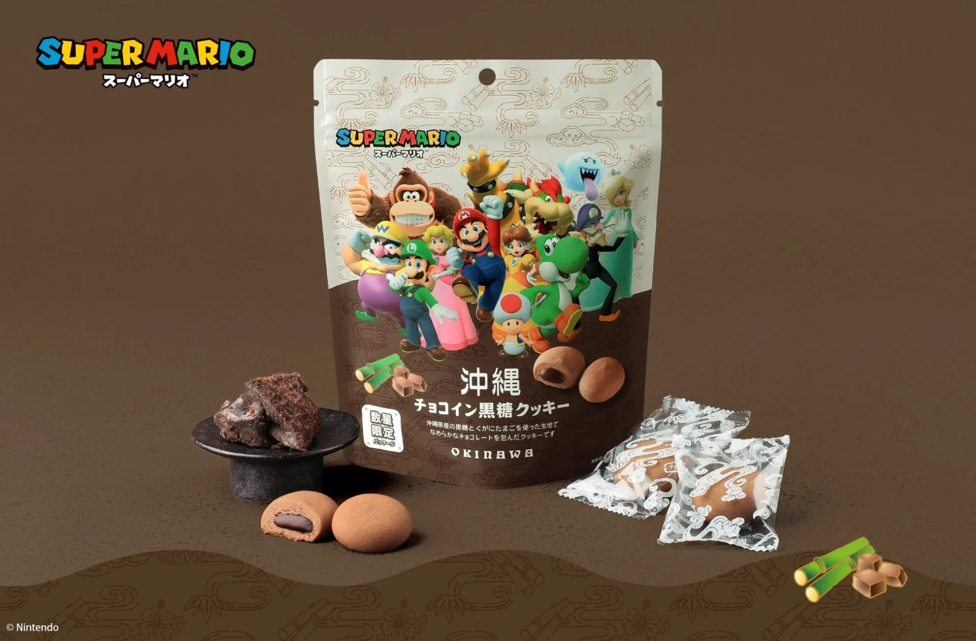 沖縄チョコイン黒糖クッキー スーパーマリオ限定パッケージ
