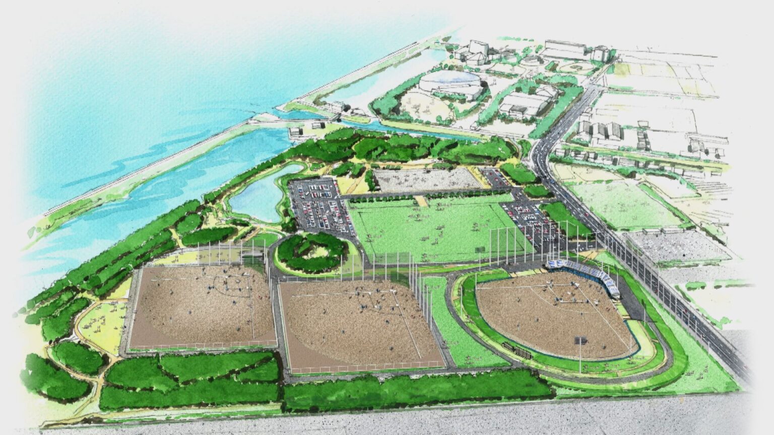 愛知・豊橋市の新野球場 当初の予定通り三河湾に面したスポーツ公園内に整備へ 浸水リスク抱えるも“土地のかさ上げ”に加え「防災専門家の指摘に沿った対応可能」（CBCテレビ） - Yahoo!ニュース