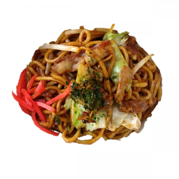 日本の焼きそばの写真