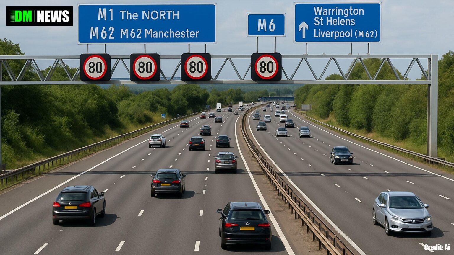 英国のドライバーの大多数が高速道路の制限速度を時速80マイルに引き上げることを撤回していることが調査で判明