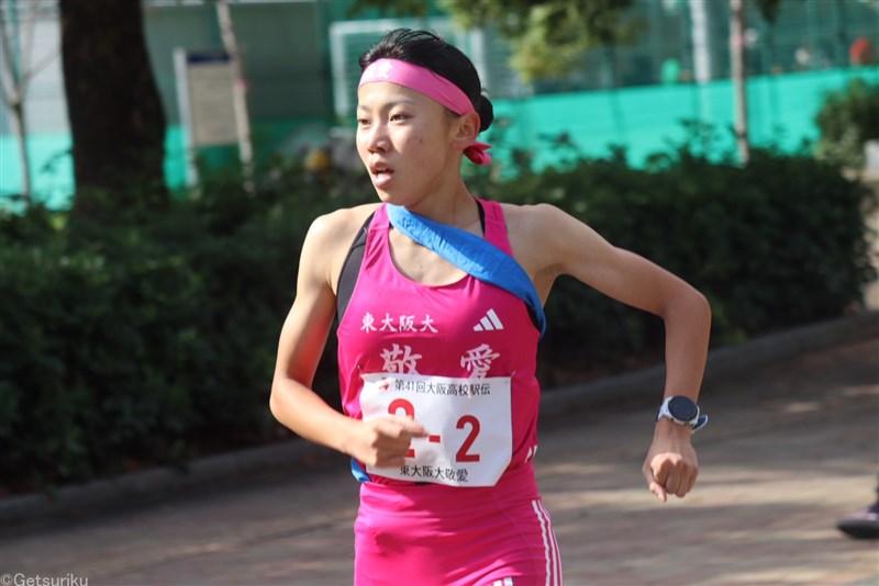 東大阪大敬愛・久保凛は2区区間2位「全然納得行かない」と涙 「悔しさをつなげて」近畿大会で全国狙う／大阪府高校駅伝