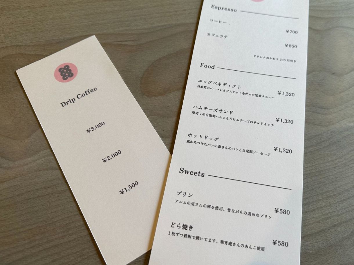 メニューの一部