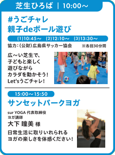 芝生ひろばの内容