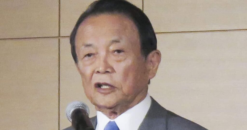 自民・麻生太郎副総裁、高市内閣「生んだ以上は育てねばいかん」と決意　楽観できない環境