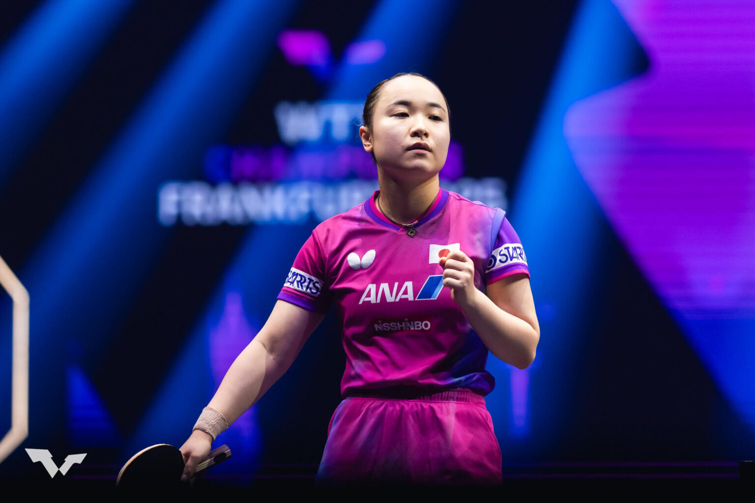 伊藤美誠 8強入り！ 過去7連勝中のヨーロッパ女王を多彩なサーブ＆レシーブで翻弄【卓球 WTTフランクフルト】｜テレ東卓球NEWS：テレ東