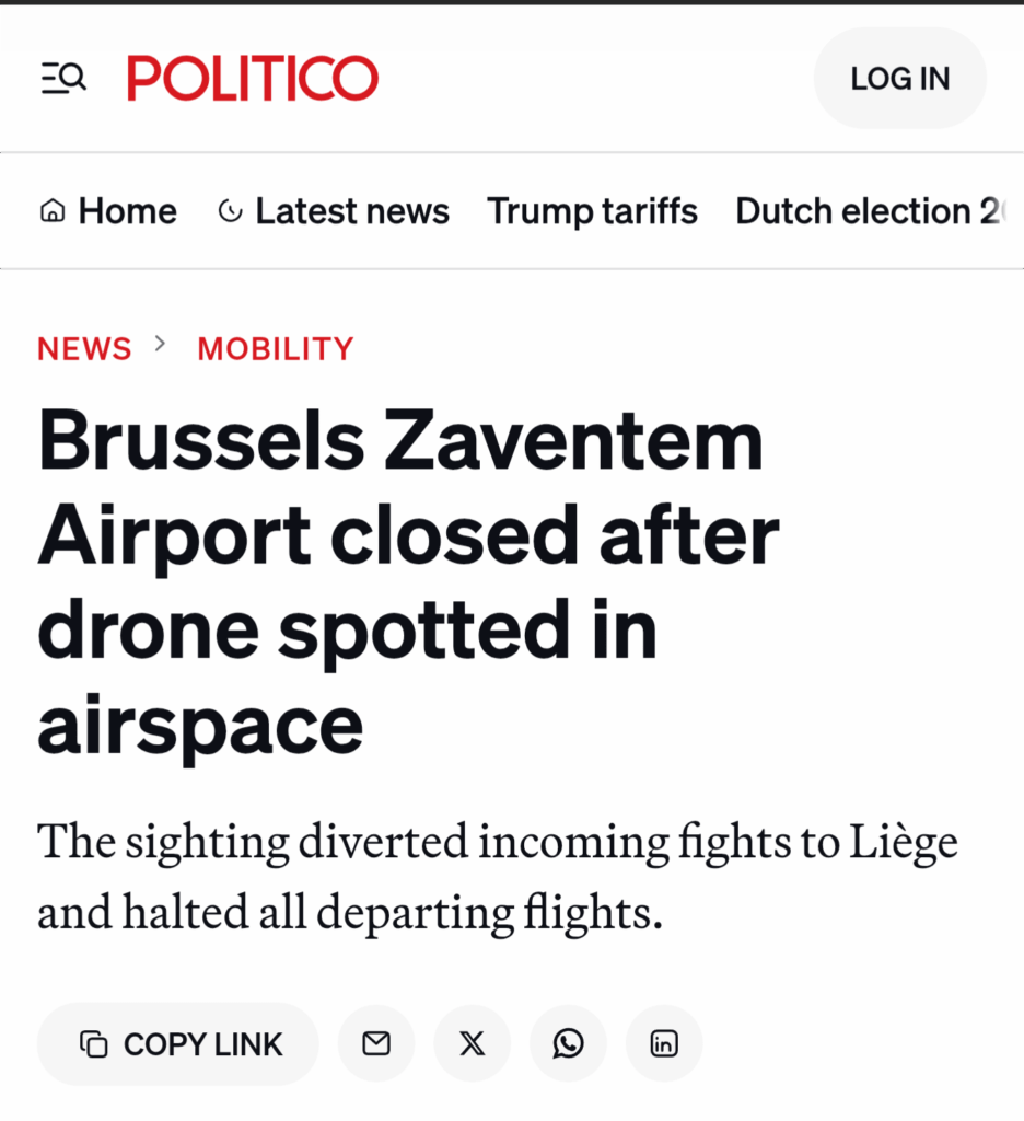 ベルギーからこんにちは。私たちは空港閉鎖クラブの一員でもあります。