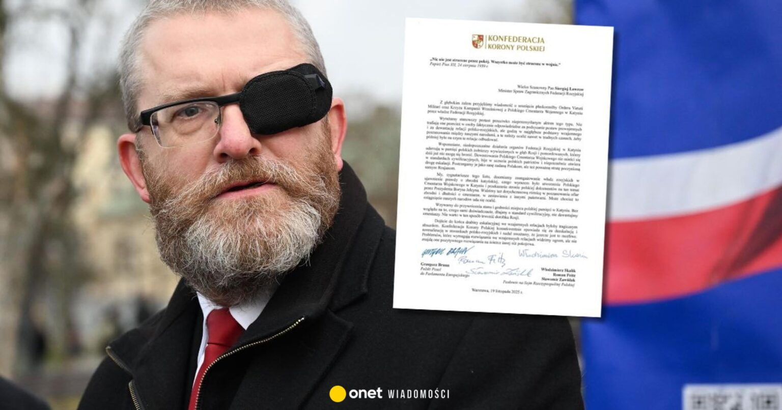 グジェゴシュ・ブラウン氏はロシアとの関係の「正常化」を求めている。彼はセルゲイ・ラブロフに手紙を書いた