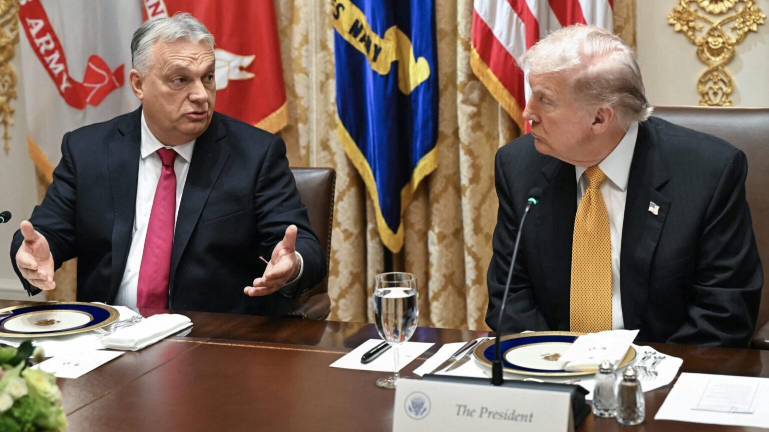 トランプ大統領、オルバン氏をホワイトハウスに歓迎、制裁免除の柔軟さを示唆