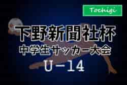 2025年度 下野新聞社杯中学生サッカー大会 (下野杯、栃木県) クラブ&中体連98チーム出場、組合せ掲載！11/29～12/20開催！ | Green Card ニュース