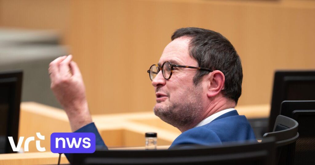 ヴィンセント・ヴァン・クイッケンボーンは、詐欺行為の発見を禁止する新しい法律を阻止するために26時間演説し続けている | VRT NWS: ニュース