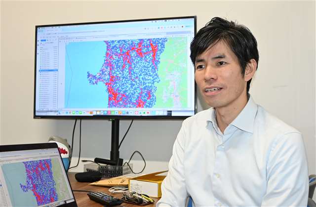 秋田県内のクマ遭遇リスク、ＡＩで予測 上智大・深澤准教授がマップ公開 - 秋田魁新報電子版