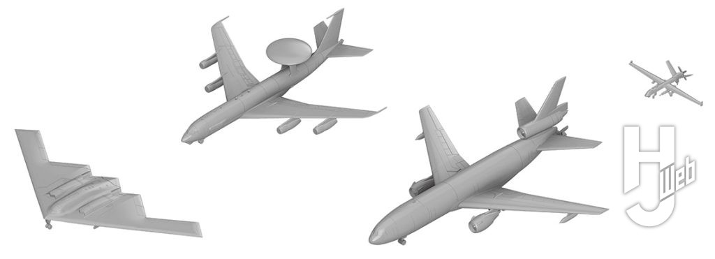 アメリカ空軍機セット8
