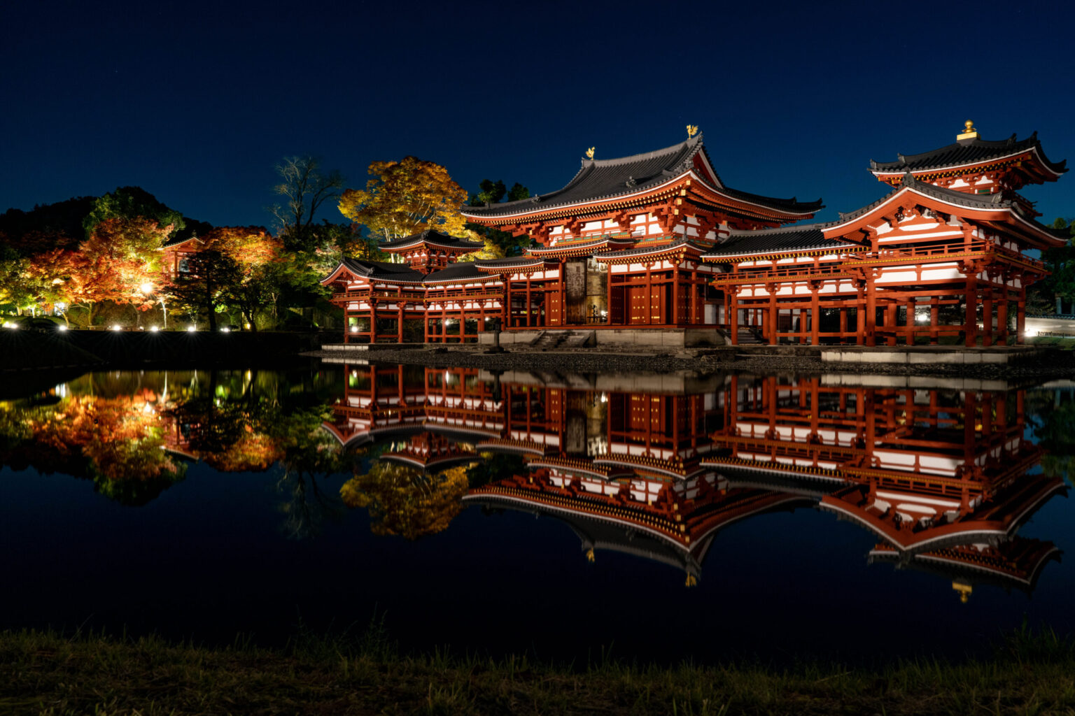 平等院　ライトアップ２０２５年の画像１