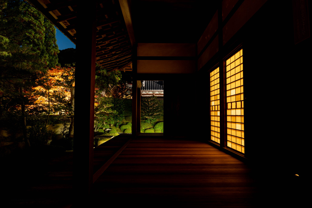 「一休寺紅葉ライトアップ 2025」趣のある画像