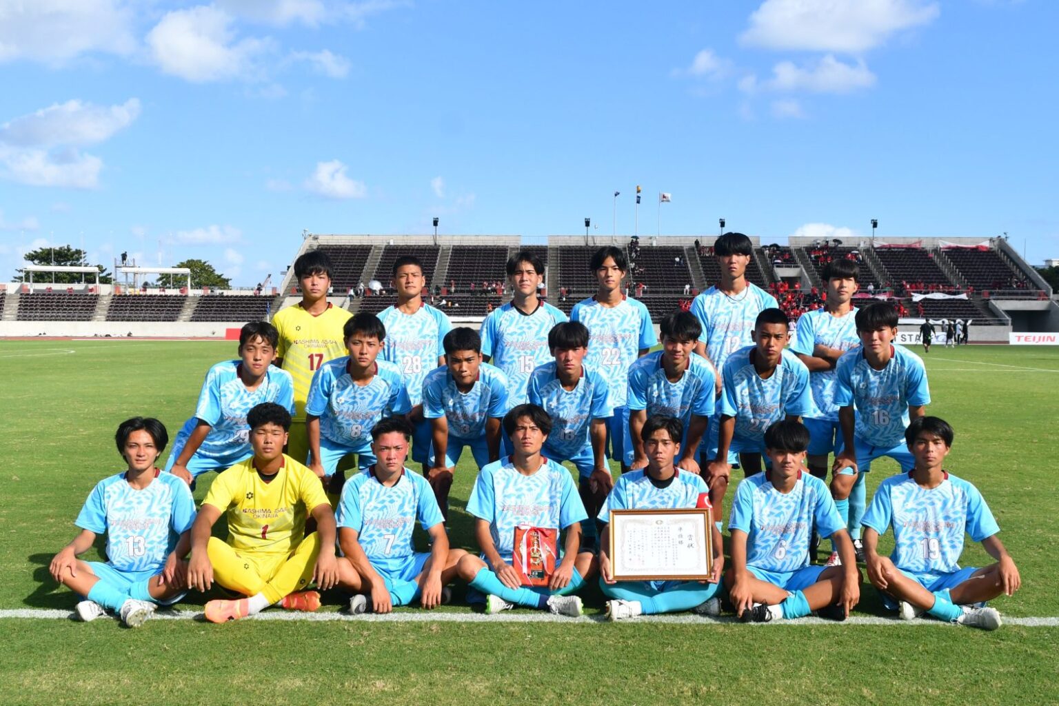 FC琉球高等学院 全国高校選手権沖縄県大会 準優勝のお知らせ