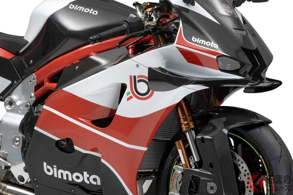価格693万円! カワサキが「超高級“スーパースポーツ”」発売! イタリアのバイクブランド「bimota」の最新“ホモロゲモデル”が遂に登場 「KB998 Rimini」11月8日に発売(くるまのニュース) | 自動車情報・ニュース 価格693万円! カワサキが「超高級“スーパースポーツ”」発売! イタリアのバイクブランド「bimota」の最新“ホモロゲモデル”が遂に登場 「KB998 Rimini」11月8日に発売(くるまのニュース) | 自動車情報・ニュース