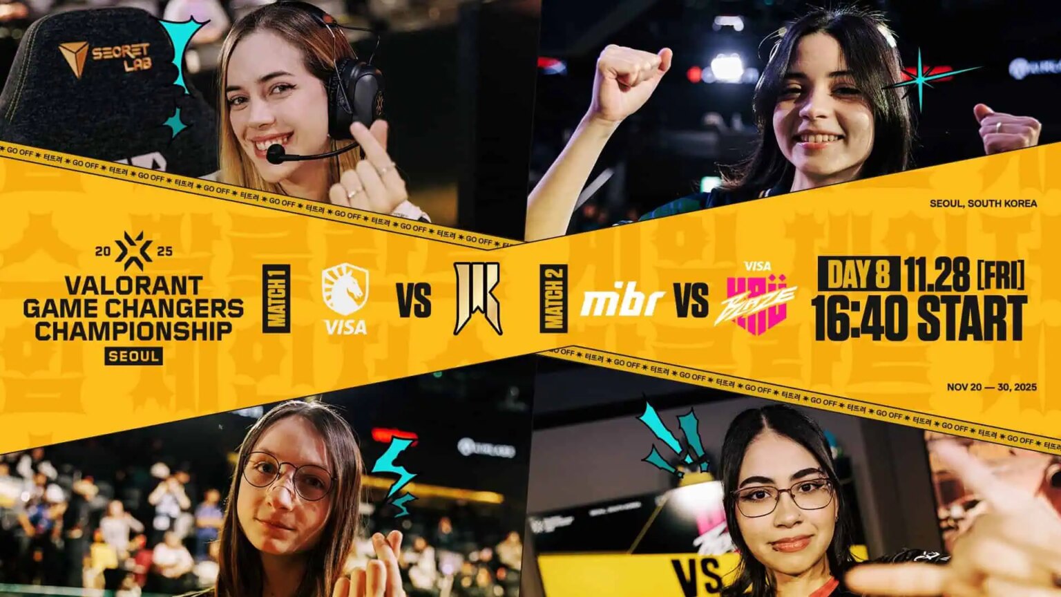 「VCT Game Changers Championship 2025」Day8 – Team Liquid BrazilがSR Goldに2-1で勝利、MIBRがKRÜ Blazeを2-0で下す ─ TLが決勝進出、KRÜがベスト4敗退決定 「VCT Game Changers Championship 2025」Day8 – Team Liquid BrazilがSR Goldに2-1で勝利、MIBRがKRÜ Blazeを2-0で下す ─ TLが決勝進出、KRÜがベスト4敗退決定