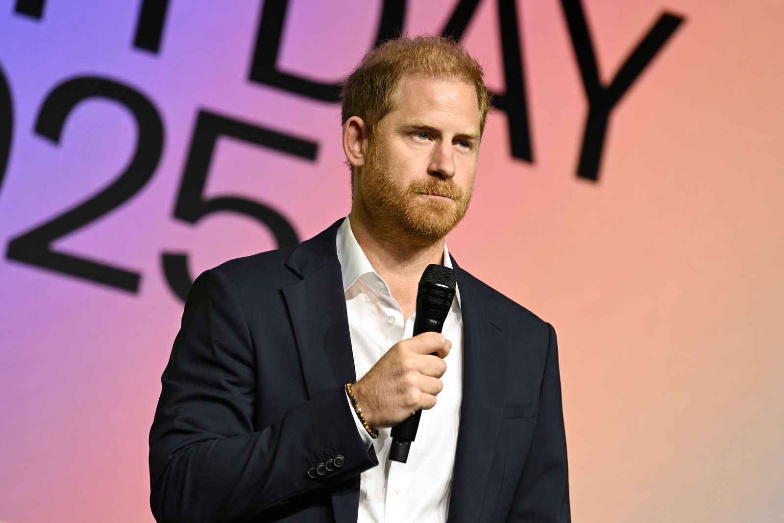 ヘンリー王子Prince Harry Duke of Sussex at Project Healthy Minds' World Mental Health Day Festival held at Spring Studios on...