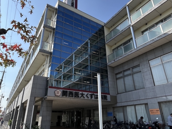 樟葉駅前のバスロータリー