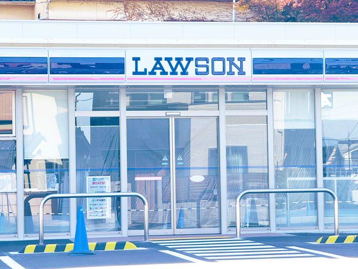 JR小倉駅の近くにオープン予定のローソンの外観の画像
